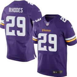 [Elite] Rhodes Minnesota Football Team Jersey -Minnesota #29 Xavier Rhodes Jersey (Purple, new)