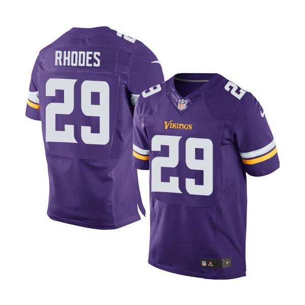 [Elite] Rhodes Minnesota Football Team Jersey -Minnesota #29 Xavier Rhodes Jersey (Purple, new)