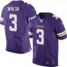 [Elite] Walsh Minnesota Football Team Jersey -Minnesota #3 Blair Walsh Jersey (Purple, 2015 new)