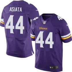 [Elite] Asiata Minnesota Football Team Jersey -Minnesota #44 Matt Asiata Jersey (Purple, 2015 new)