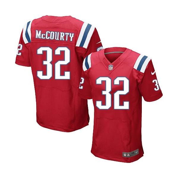 [Elite] McCourty New England Football Team Jersey -New England #32 Devin McCourty Jersey (Red)