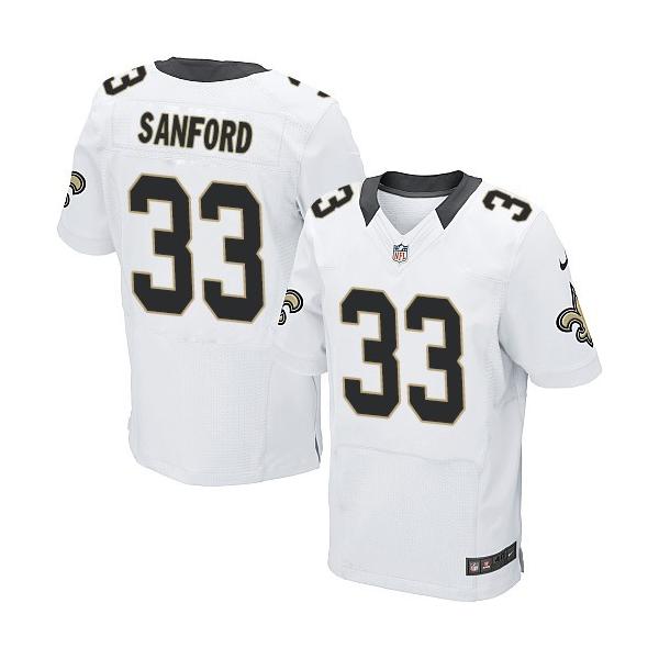 [Elite]Jamarca Sanford New Orleans Football Team Jersey(White)_Free ...