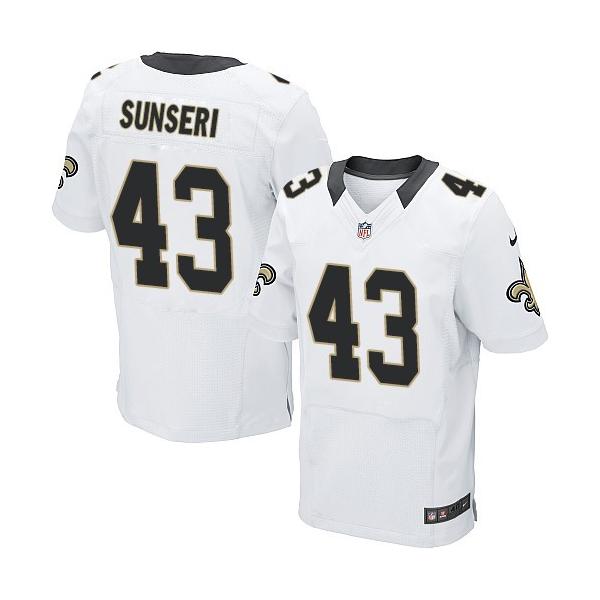 [elite]vinnie Sunseri New Orleans Football Team Jersey(white) Free Shipping