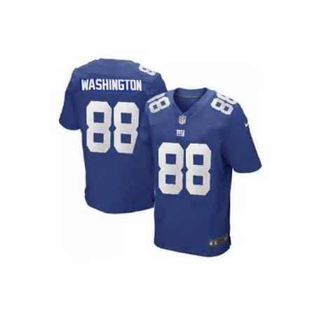 [Elite] Washington New York Football Team Jersey -New York #88 Corey Washington Jersey (Blue)