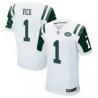 [Elite] Vick New York Football Team Jersey -New York #1 Michael Vick Jersey (White)