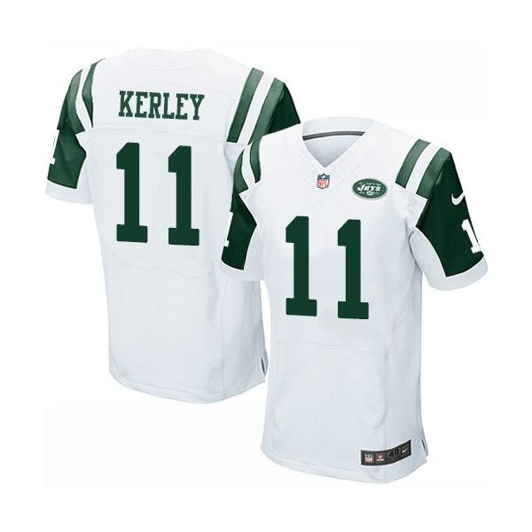 [Elite] Kerley New York Football Team Jersey -New York #11 Jeremy Kerley Jersey (White)