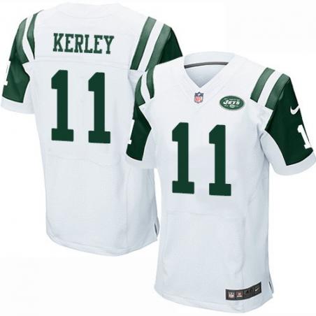 [Elite] Kerley New York Football Team Jersey -New York #11 Jeremy Kerley Jersey (White)