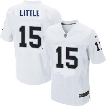 [Elite] Little Oakland Football Team Jersey -Oakland #15 Greg Little Jersey (White)