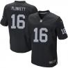 [Elite] Plunkett Oakland Football Team Jersey -Oakland #16 Jim Plunkett Jersey (Black)