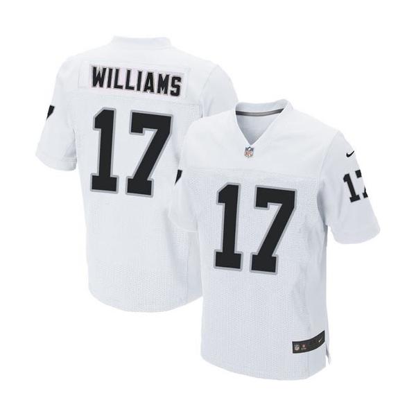 [Elite] Williams Oakland Football Team Jersey -Oakland #17 Milton Williams Jersey (White)