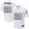 [Elite] McFadden Oakland Football Team Jersey -Oakland #20 Darren McFadden Jersey (White Sliver Number)