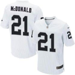 [Elite] McDonald Oakland Football Team Jersey -Oakland #21 Dexter McDonald Jersey (White)