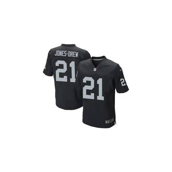 [Elite] Jones-Drew Oakland Football Team Jersey -Oakland #21 Maurice Jones-Drew Jersey (Black)