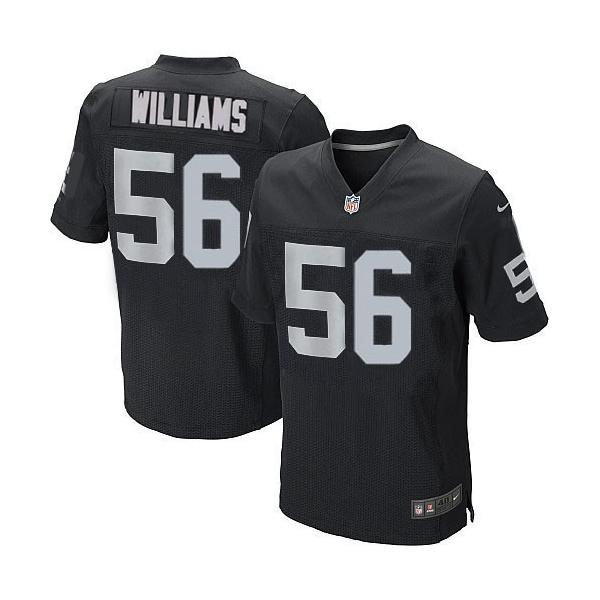 [Elite]Chase Williams Oakland Football Team Jersey(Black)_Free Shipping ...