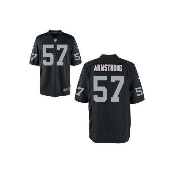 [Elite] Armstrong Oakland Football Team Jersey -Oakland #57 Ray-Ray Armstrong Jersey (Black)