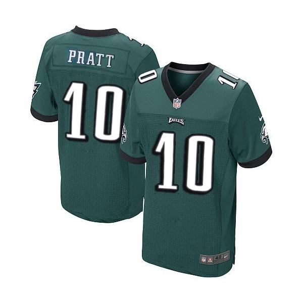 [Elite] Pratt Philadelphia Football Team Jersey -Philadelphia #10 Quron Pratt Jersey (Green)