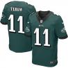 [Elite] Tebow Philadelphia Football Team Jersey -Philadelphia #11 Tim Tebow Jersey (Green)