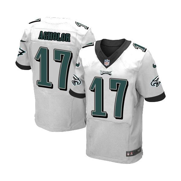 [Elite] Agholor Philadelphia Football Team Jersey -Philadelphia #17 Nelson Agholor Jersey (White)