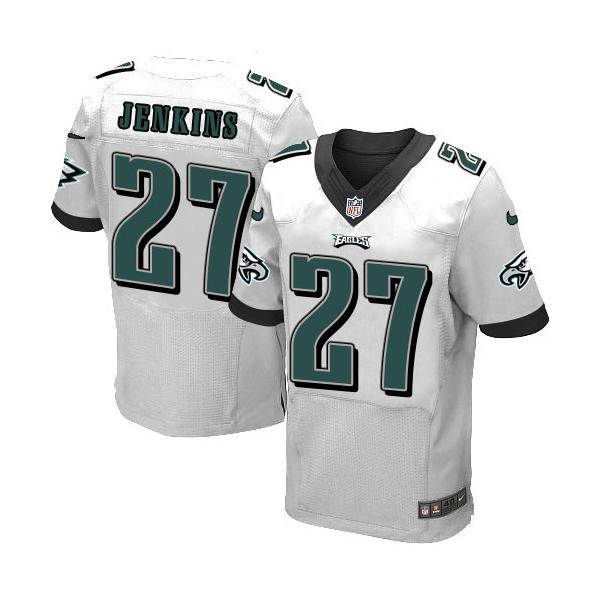 [Elite] Jenkins Philadelphia Football Team Jersey -Philadelphia #27 Malcolm Jenkins Jersey (White)