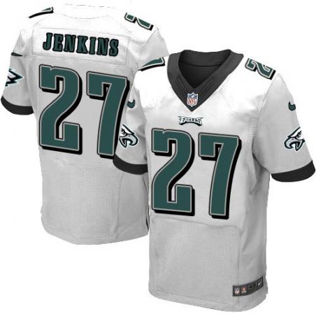 [Elite] Jenkins Philadelphia Football Team Jersey -Philadelphia #27 Malcolm Jenkins Jersey (White)