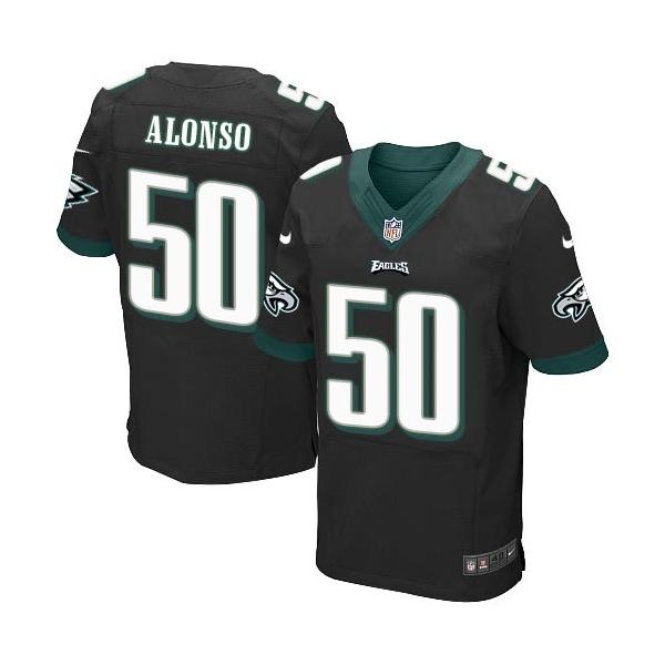 [Elite] Alonso Philadelphia Football Team Jersey -Philadelphia #50 Kiko Alonso Jersey (Black)