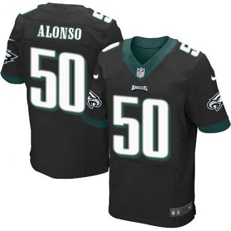 [Elite] Alonso Philadelphia Football Team Jersey -Philadelphia #50 Kiko Alonso Jersey (Black)