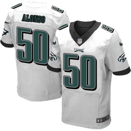 [Elite] Alonso Philadelphia Football Team Jersey -Philadelphia #50 Kiko Alonso Jersey (White)