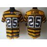 [Elite] Clark Pittsburgh Football Team Jersey -Pittsburgh #25 Ryan Clark Jersey (Yellow 80 Seasons)