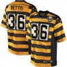 [Elite] Bettis Pittsburgh Football Team Jersey -Pittsburgh #36 Jerome Bettis Jersey (Yellow 80 Seasons)