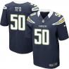 [Elite] TE'O San Diego Football Team Jersey -San Diego #50 Manti TE'O Jersey (Navy Blue)