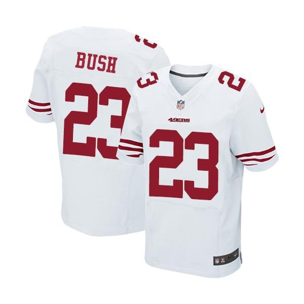 [Elite]Reggie Bush san francisco Football Team Jersey(White)_Free Shipping