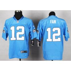 [Elite] Fan Seattle Football Team Jersey -Seattle #12 12th Fan Jersey (Flag Blue)