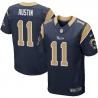 [Elite] Austin St. Louis Football Team Jersey -St. Louis #11 Tavon Austin Jersey (Blue)