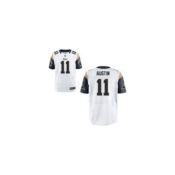 [Elite] Austin St. Louis Football Team Jersey -St. Louis #11 Tavon Austin Jersey (White)