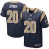 [Elite] Joyner St. Louis Football Team Jersey -St. Louis #20 Lamarcus Joyner Jersey (Blue)