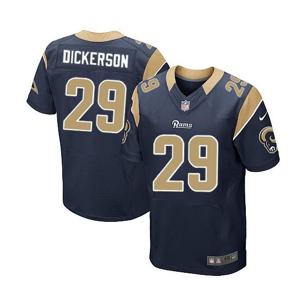 [Elite] Dickerson St. Louis Football Team Jersey -St. Louis #29 Eric Dickerson Jersey (Blue)