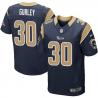 [Elite] Gurley St. Louis Football Team Jersey -St. Louis #30 Todd Gurley Jersey (Blue)