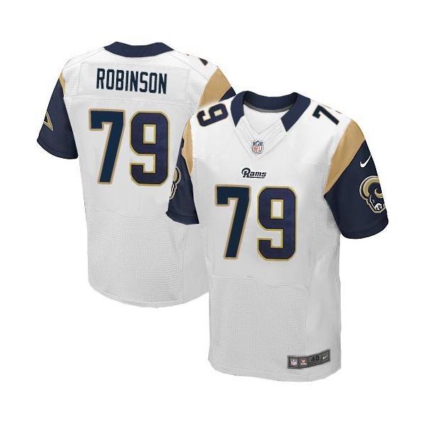 [Elite] Robinson St. Louis Football Team Jersey -St. Louis #76 Greg Robinson Jersey (White)