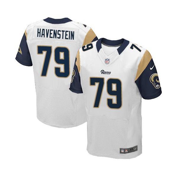 [Elite] Havenstein St. Louis Football Team Jersey -St. Louis #79 Rob Havenstein Jersey (White)