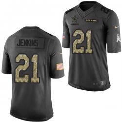 [Mens/Womens/Youth]Jenkins Dallas Football Team Jerseys -Dallas #21 Mike Jenkins Salute To Service Jersey