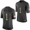 [Mens/Womens/Youth]Newton Carolina Football Team Jerseys -Carolina #1 Cam Newton Salute To Service Jersey