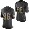 [Mens/Womens/Youth]Wallace Carolina Football Team Jerseys -Carolina #96 Al Wallace Salute To Service Jersey