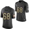 [Mens/Womens/Youth]Baab New England Football Team Jerseys -New England #68 Mike Baab Salute To Service Jersey