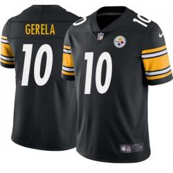 Black Mens Womens Youth Roy Gerela Steelers #10 Stitched American Football Jersey