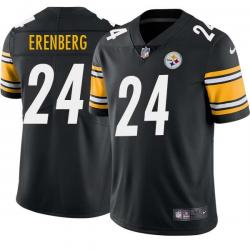 Black Mens Womens Youth Rich Erenberg Steelers #24 Stitched American Football Jersey