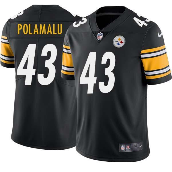 Troy Polamalu Steelers Jersey Custom Sewn-on Patch Men Women Youth