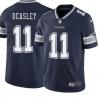 Navy Cole Beasley Cowboys #11 Stitched American Football Jersey Custom Sewn-on Patches Mens Womens Youth
