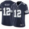 Navy Ron Widby Cowboys #12 Stitched American Football Jersey Custom Sewn-on Patches Mens Womens Youth