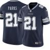 Navy Billy Parks Cowboys #21 Stitched American Football Jersey Custom Sewn-on Patches Mens Womens Youth