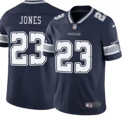 Navy James Jones Cowboys #23 Stitched American Football Jersey Custom Sewn-on Patches Mens Womens Youth